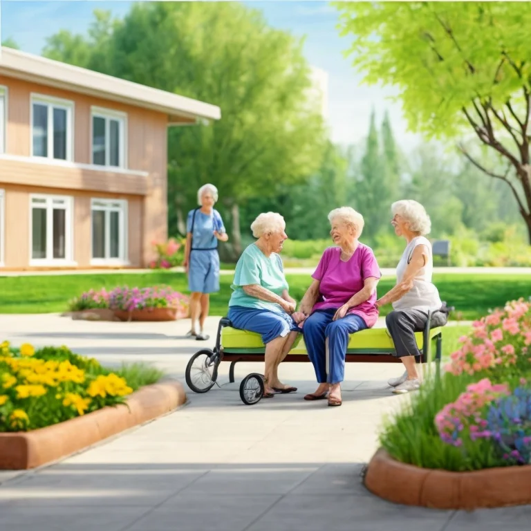 穏やかな環境でリラックスするシニア